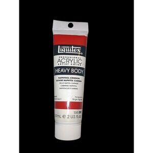 Liquitex Heavy Body Acrylic‎ Paint 2oz Naphthol Crimson Pro Artist Color
